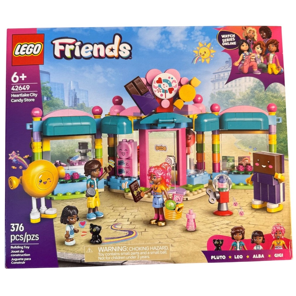LEGO Friends Heartlake City Candy Store‎ Building Toy 42649 376 Pieces Ages 6+